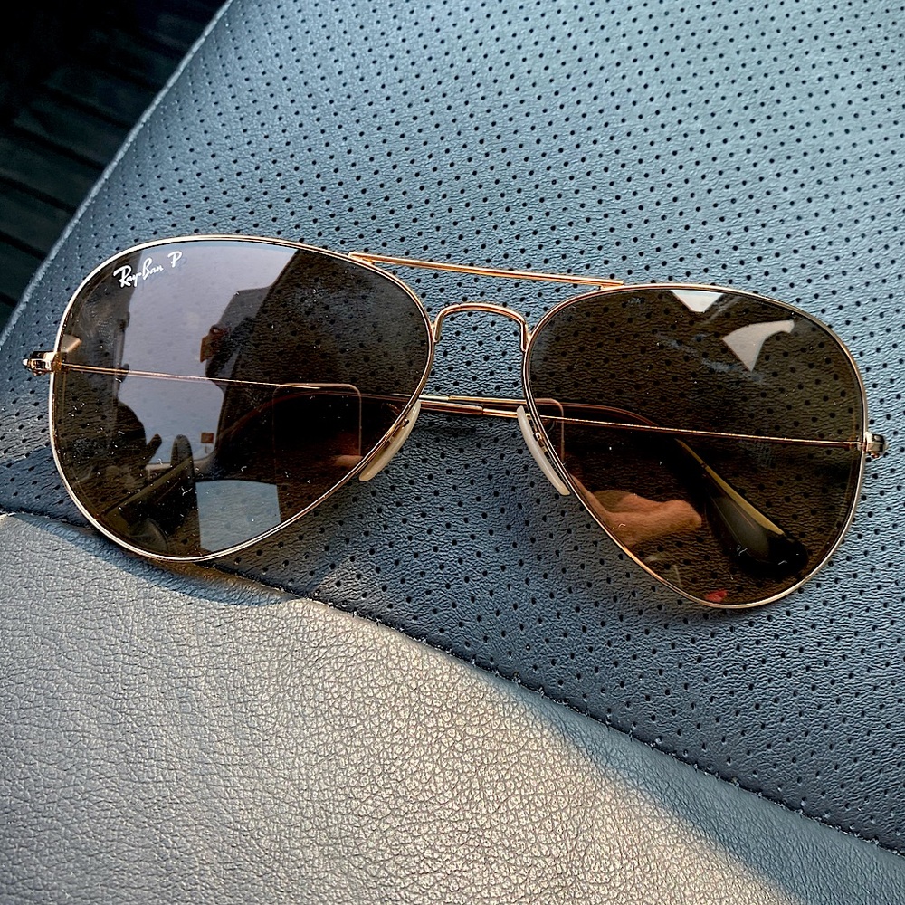 Polarized ray ban aviators